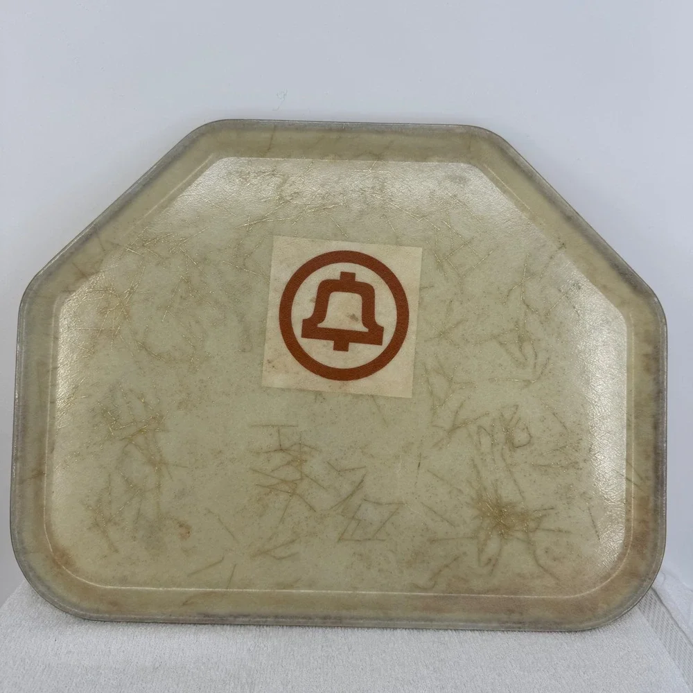 Vtg Si-Lite Pacific Bell Logo‎ Serving Cafeteria Tray Home Decor Kitchen Diner